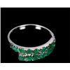 Image 1 : Natural Brazil Emerald Ring