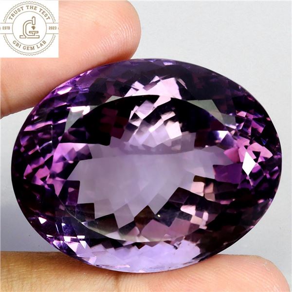 Natural Uruguay Purple Amethyst 102 Cts - Certified