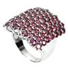Image 1 : Natural Unheated  Rhodolite Garnet Ring