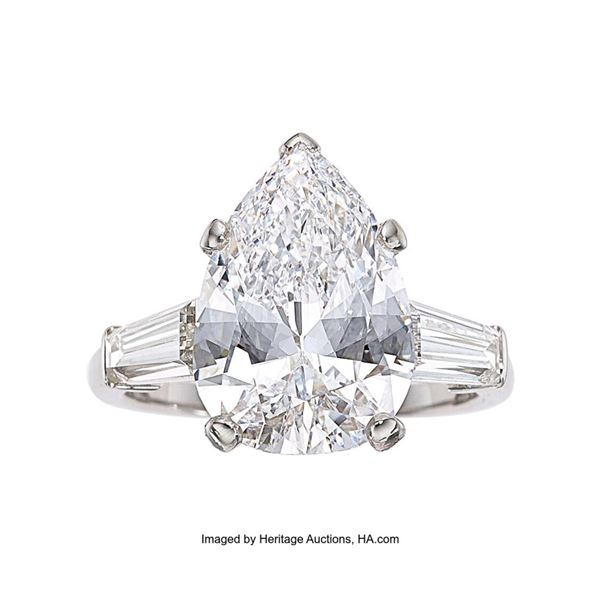 Gold & White Diamond 7.50 Cts Ring - E/VVS