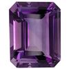 Image 1 : Lab Created Purple Octagon Amethyst - VVS