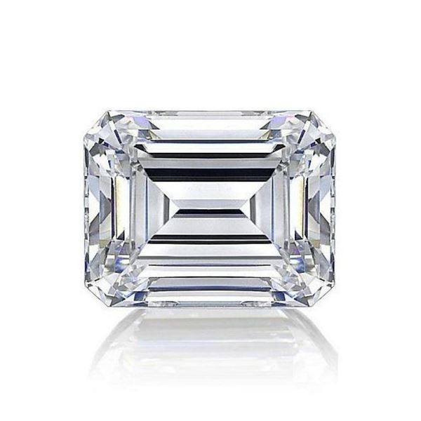Brilliant White Emerald Cut Diamond 5.87 Cts -E/VVS - IGI Certifed