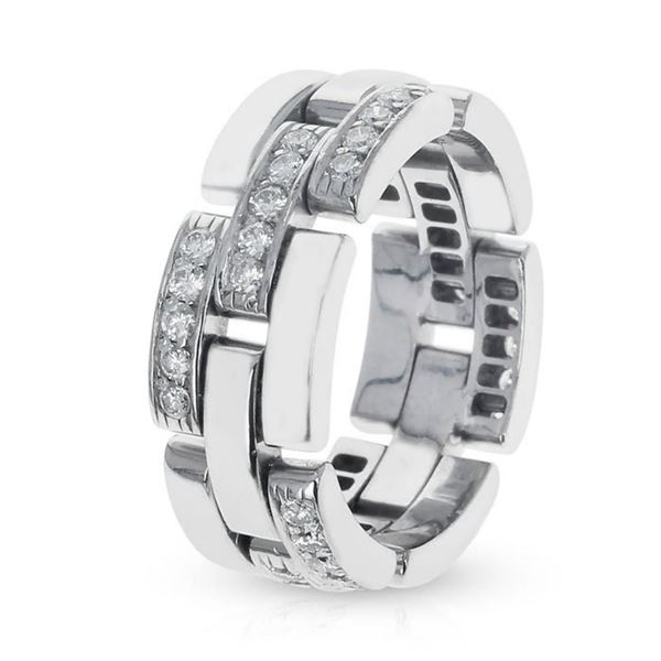 Gold & White Diamond Eternity Ring