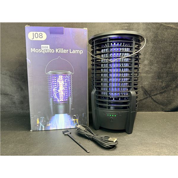 USB-C Rechargeable Electric Solar Bug Zapper/UV Mosquito Killer Lamp; 4200V, Hanging Design - New