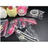 Image 3 : 12PC Hello Kitty & Friends Squishies/Keychains/Sticker Set - New in Box