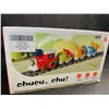 Image 7 : Electric Toy Train Set with Sound & Lights; Magnetic Connection Tracks & Road Signs Play Set - New