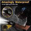 Image 8 : LED Flashlight Gloves - Batteries Included - Great for Work, Outdoors, Crafting - New