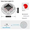 Image 10 : 10-Pack LED Solar Driveway Lights/Solar Dock Lights; 2-Colour Modes (Blue/White) Waterproof - New
