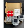 Image 5 : 10-Pack LED Solar Driveway Lights/Solar Dock Lights; 2-Colour Modes (Blue/White) Waterproof - New