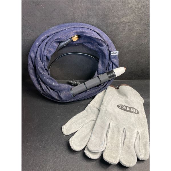 PT31 Plasma Cutting Torch with Welding Gloves; Complete Straight Pencil Design - Brand New!