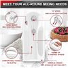 Image 10 : Electric Handheld Kitchen Mixer (400W) 5-Speed Lightweight Mixer w/ Storage Case - Brand New!