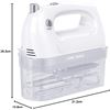 Image 6 : Electric Handheld Kitchen Mixer (400W) 5-Speed Lightweight Mixer w/ Storage Case - Brand New!