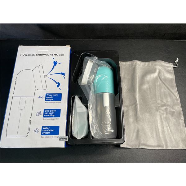 Portable Electric Earwax Remover/Ear Irrigator/Ear Flushing Kit - 3 Modes/12 Ear Tips - New