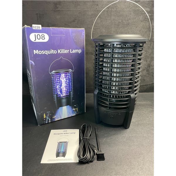 USB-C Rechargeable Electric Solar Bug Zapper/UV Mosquito Killer Lamp; 4200V, Hanging Design - New