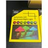 Image 8 : 3-Pack LED Color-Changing Mushroom Plug-In Night Lights w/ Dusk to Dawn Sensor; 7-Colors - New