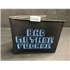 Image 1 : Pulp Fiction "Bad Mother Fucker" Men's Leather Bifold Letter-Printed Wallet - Black/Blue - New!