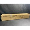 Image 9 : Adjustable Metal Closet Rod for Hanging Clothes - 17" to 69" Extendable Length, White - New