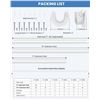 Image 3 : Adjustable Metal Closet Rod for Hanging Clothes - 17" to 69" Extendable Length, White - New