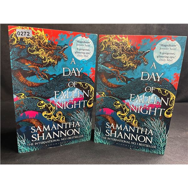 Lot of 2 "A Day of Fallen Night" Paperback Books by Samantha Shannon - Brand New
