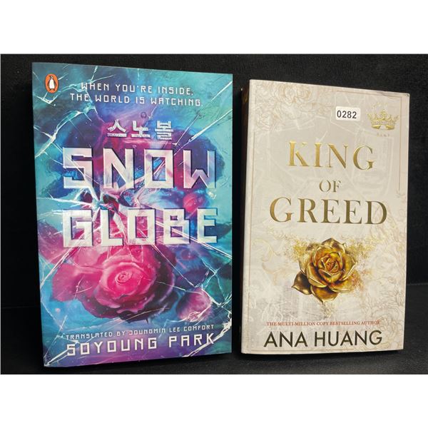 Lot of 2 New Paperback Books - "Snow Globe" by Soyoung Park & "King of Greed" by Ana Huang - New