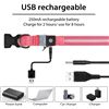 Image 6 : 2 Masbrill LED Light-Up Dog Collars - Rechargeable/Rainproof Super-Bright Design (Size S - Pink) New