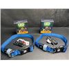 Image 1 : 2 Masbrill LED Light-Up Dog Collars - Rechargeable/Rainproof Super-Bright Design (Size M - Blue) New