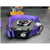 Image 2 : 2 Masbrill LED Light-Up Dog Collars; Rechargeable/Rainproof Super-Bright Design (Size S, Purple) New