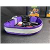 Image 3 : 2 Masbrill LED Light-Up Dog Collars; Rechargeable/Rainproof Super-Bright Design (Size S, Purple) New