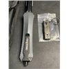 Image 4 : Cold Steel Tactical OTF Pop-Out Knife with Carbon Handle - New in Box