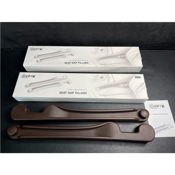 2 Boxes of Car/Truck/SUV Seat Gap Fillers (2pcs Per Box) - New