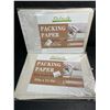 Image 2 : 2 Packs of Large Multipurpose Packing Paper (50 Sheets Each) 31" x 21.5" Size Sheets - New