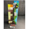 Image 1 : Minecraft Multi-Color Light-Up Wall Torch Lamp - USB-Rechargeable; Multi-Color Effects - New