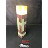 Image 3 : Minecraft Multi-Color Light-Up Wall Torch Lamp - USB-Rechargeable; Multi-Color Effects - New