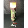 Image 5 : Minecraft Multi-Color Light-Up Wall Torch Lamp - USB-Rechargeable; Multi-Color Effects - New