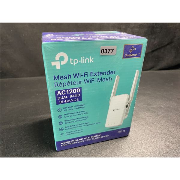 TP-Link AC1200 Mesh Wi-Fi Extender/WiFi Booster - Works with Any WiFi Router - New Sealed!