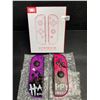 Image 1 : 1 Set of L+R Joycon Controllers for Nintendo Switch (Halloween Purple/Pink Aftermarket Design) New