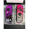 Image 2 : 1 Set of L+R Joycon Controllers for Nintendo Switch (Halloween Purple/Pink Aftermarket Design) New