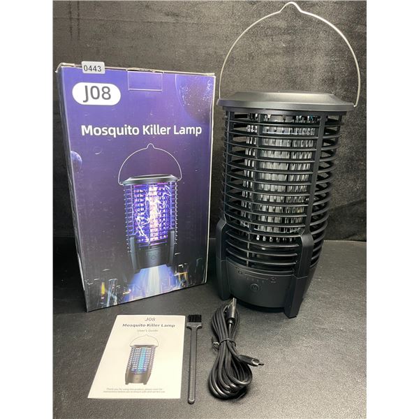 USB-C Rechargeable Electric Solar Bug Zapper/UV Mosquito Killer Lamp; 4200V, Hanging Design - New
