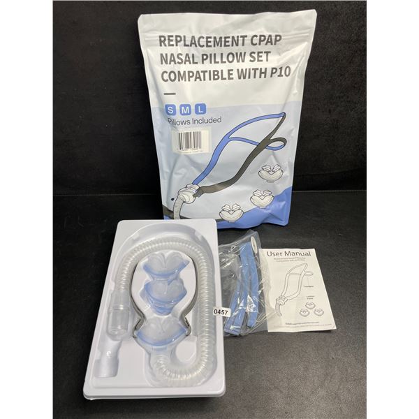 1 Nasal CPAP Replacement Nasal Pillow Set for for Airfit P10 CPAP Machines - With S/M/L Sizes - New