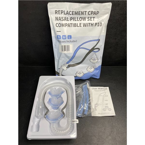 1 Nasal CPAP Replacement Nasal Pillow Set for for Airfit P10 CPAP Machines - With S/M/L Sizes - New
