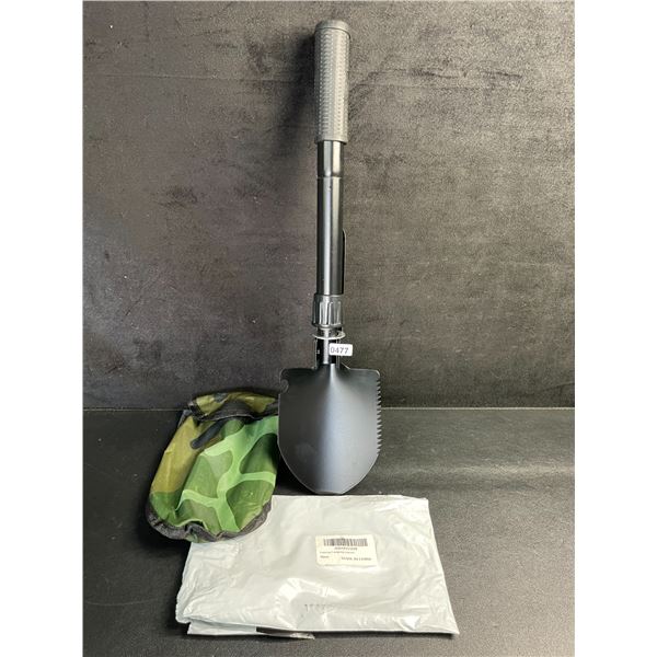 Folding/Portable Camping Shovel with Camo Storage Case - Brand New