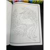 Image 3 : 3 Large Print Adult Coloring Books - Various Detailed Designs - Brand New!