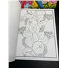 Image 4 : 3 Large Print Adult Coloring Books - Various Detailed Designs - Brand New!