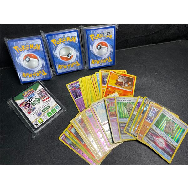 5 Packs (50+ Cards Each) Assorted Authentic Pokemon Trading Cards
