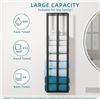 Image 4 : 31" Wall-Mounted Towel Storage Rack - Sturdy Metal Shelf for Rolled Towels w/ 3 Vertical Bars - New