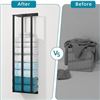 Image 5 : 31" Wall-Mounted Towel Storage Rack - Sturdy Metal Shelf for Rolled Towels w/ 3 Vertical Bars - New