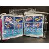 Image 8 : 2-Pack of Inflatable Pool Float Lounge Chairs/Water Pool Float Hammocks - Blue/Pink - New