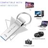 Image 7 : 2TB USB Flash Drive/Storage Stick with Keychain - High-Speed USB Flash Drive/Thumb Drive - New