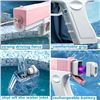 Image 10 : Electric Automatic Water Gun - Rechargeable, Continuous Firing, Long Range Pistol (Pink) New!