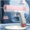 Image 8 : Electric Automatic Water Gun - Rechargeable, Continuous Firing, Long Range Pistol (Pink) New!